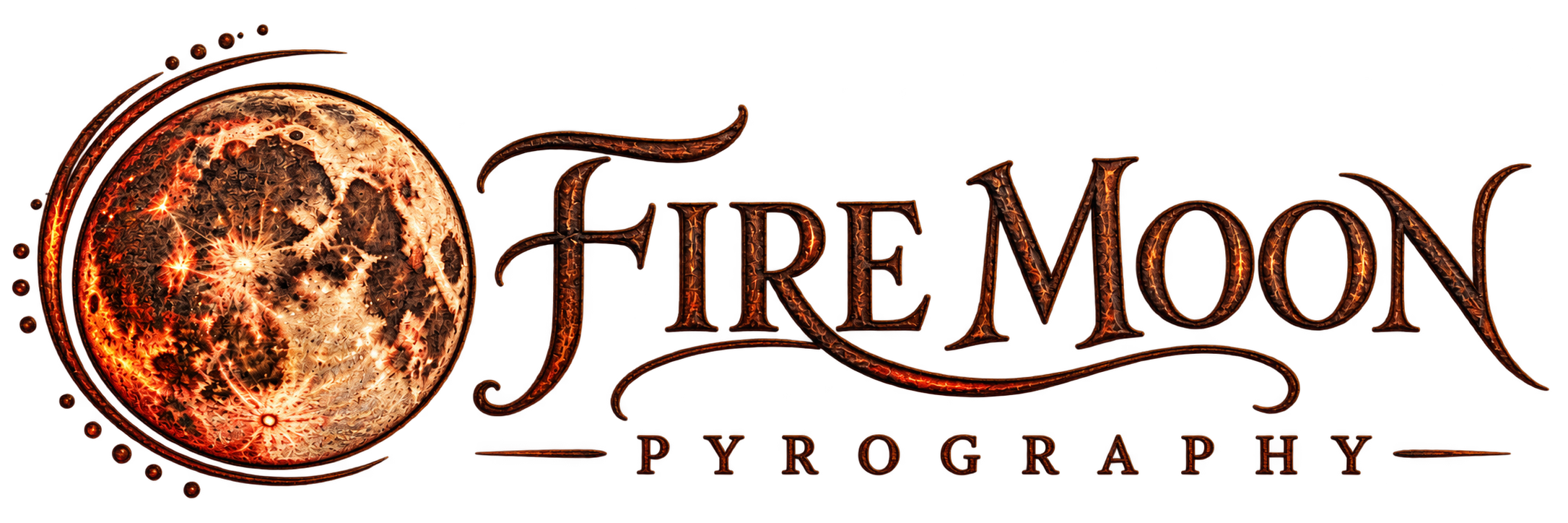 Fire Moon Pyrography